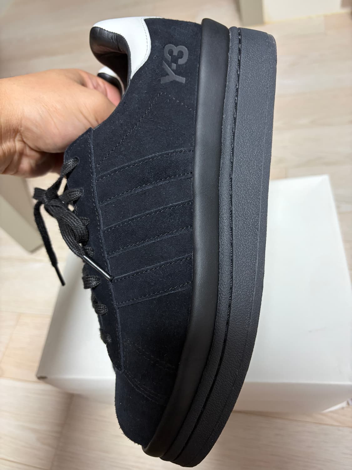 Y3 히쵸(Hicho) 블랙코어화이트(1회실착, 260) 상품이미지3