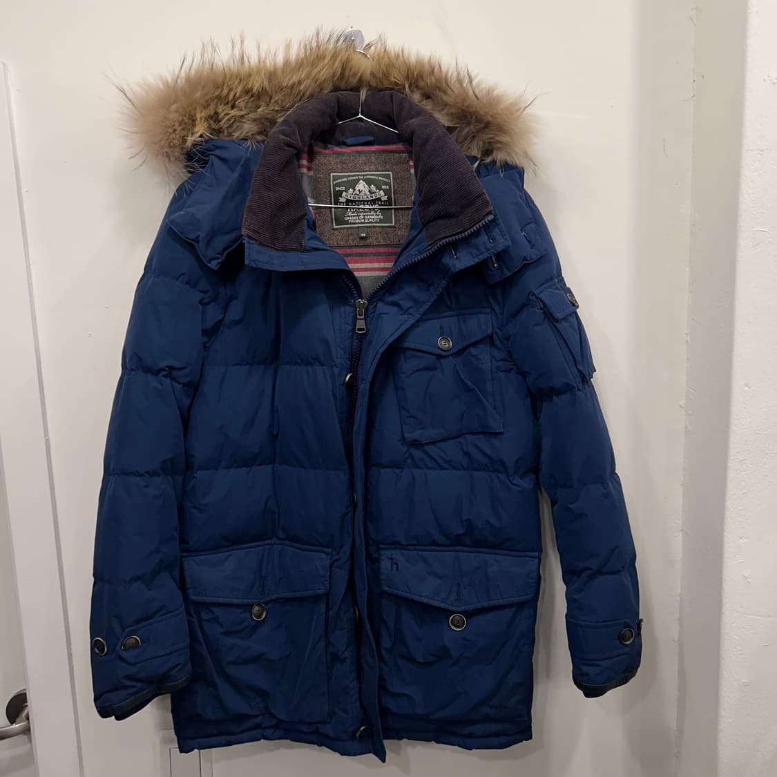 헤지스 하이랜드 덕다운 라쿤헤어 케쥬얼 패딩 상품이미지2