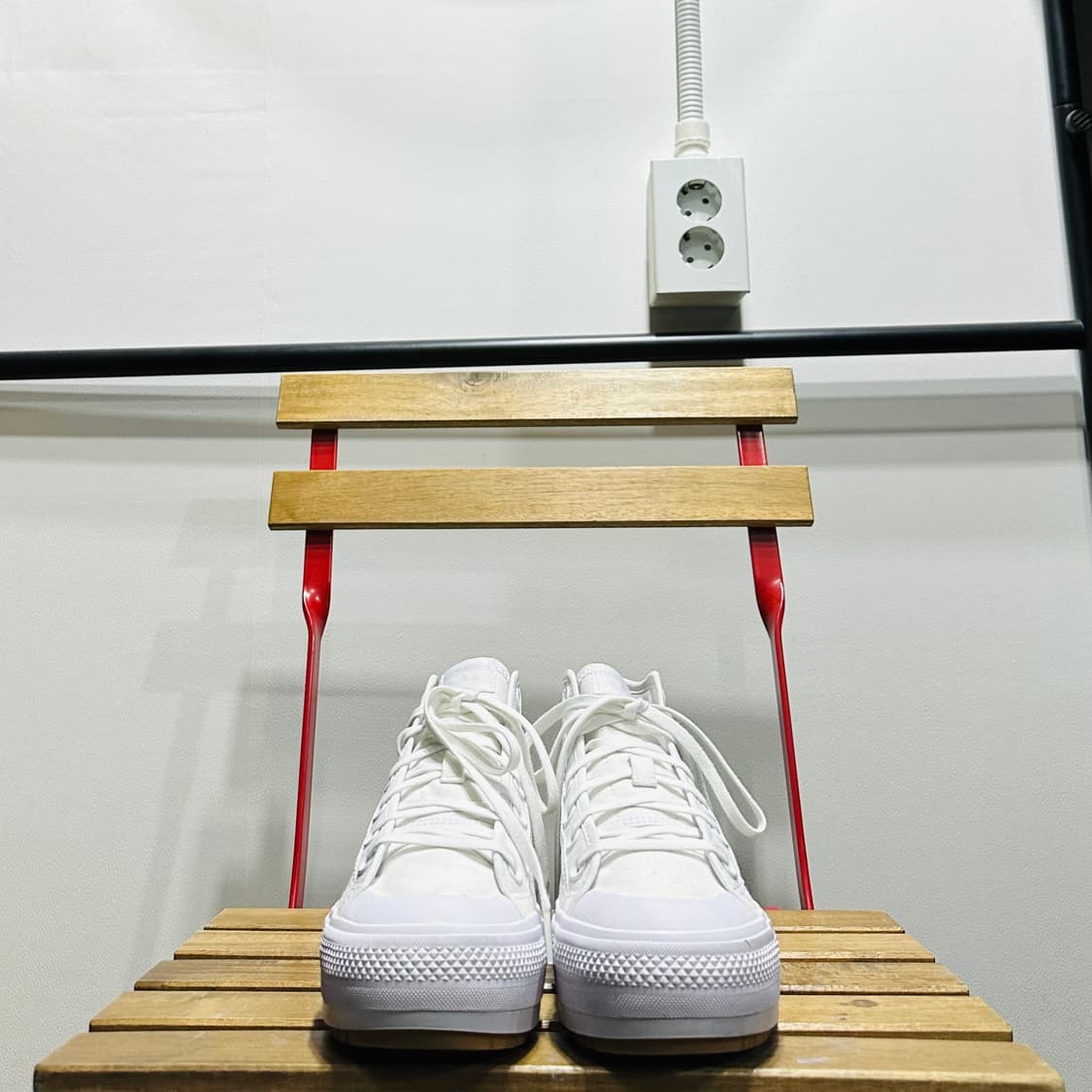 230) 아디다스 운동화 여성 여자 신발 니짜 트렉 화이트 상품이미지2