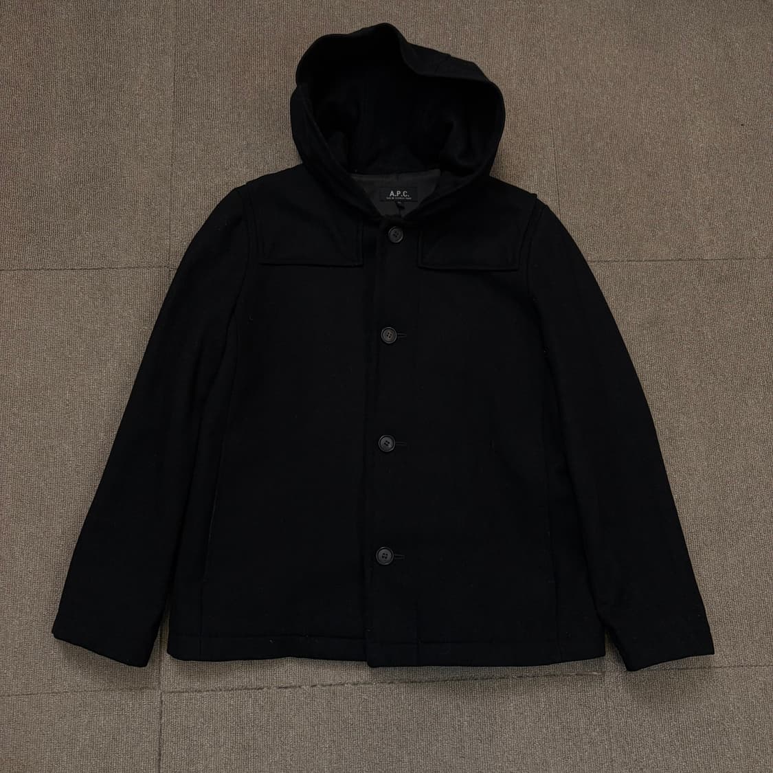 APC 아페쎄 우먼스 후드 울자켓 m  상품이미지1