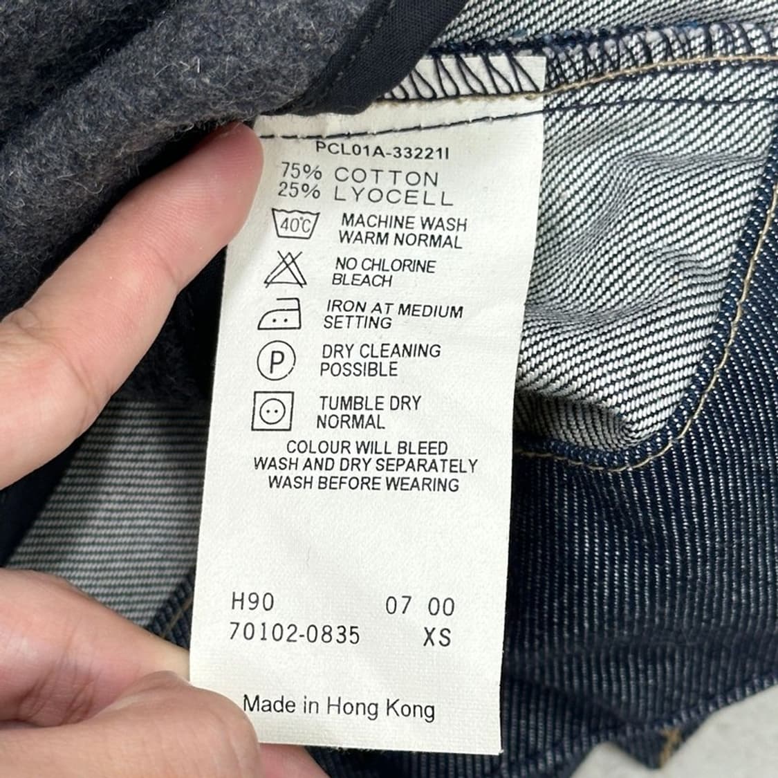 LEVI'S 엔지니어드 롱 데님 자켓 X-SMALL 상품이미지8
