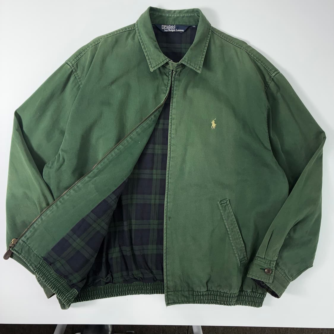 Polo 폴로 랄프로렌 빈티지 그린 헤링턴 자켓 상품이미지3