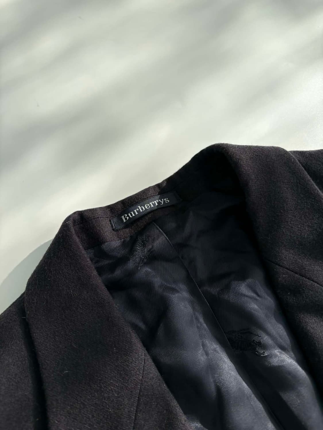 버버리 프로섬 블랙 크레스트 와펜 투버튼 울 블레이져 상품이미지3
