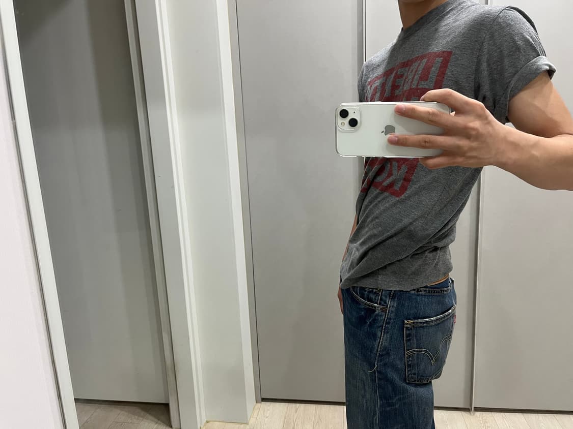 나우아임영맛 00s  미국 빈티지 슬림핏 티셔츠 상품이미지2