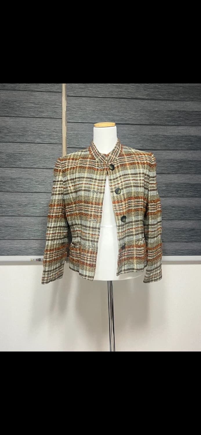 체크 트위드 자켓  상품이미지1