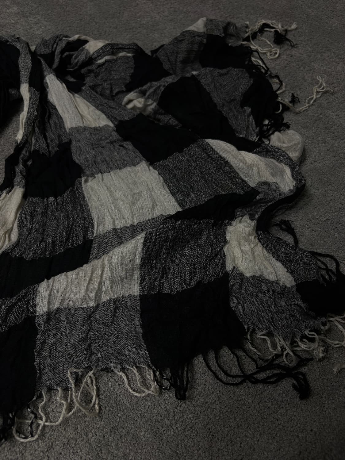 Vintage minimal grunge mood scarf 상품이미지3