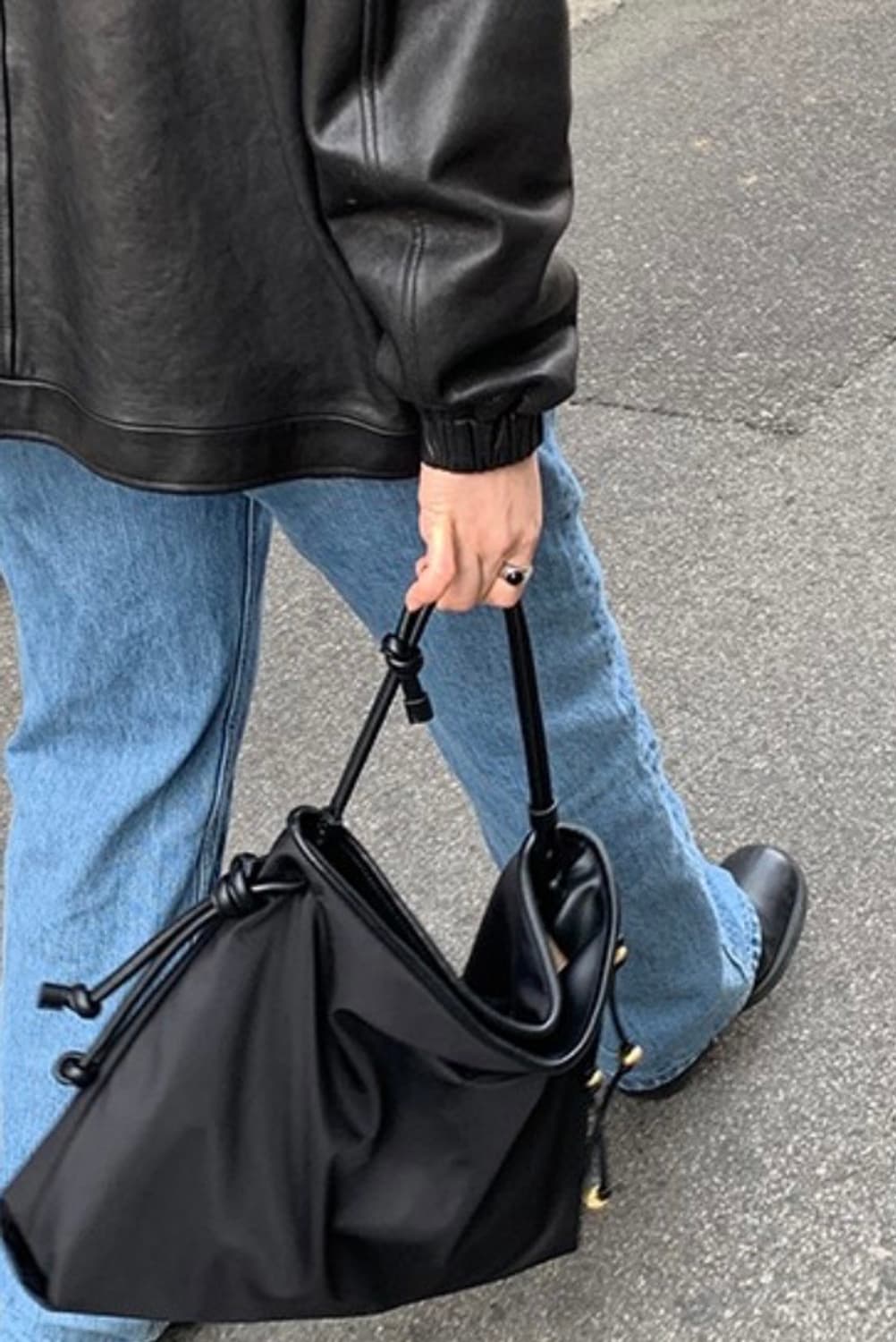 새상품 아카이브앱크 나일론 쇼퍼백 보부상백 빅백 상품이미지3