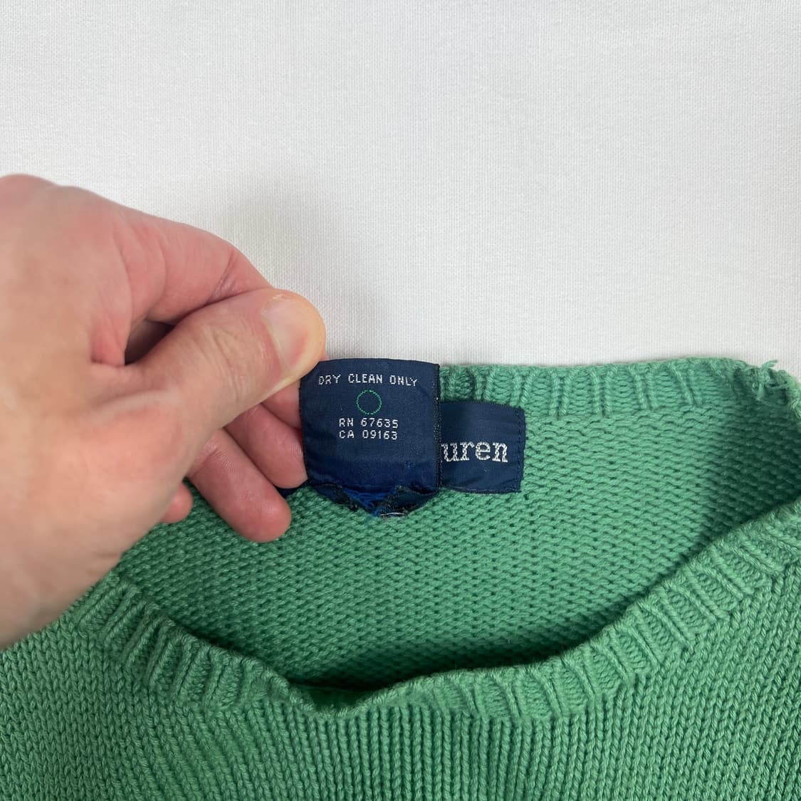 90‘s 폴로랄프로렌 포니 로고 니트 상품이미지6