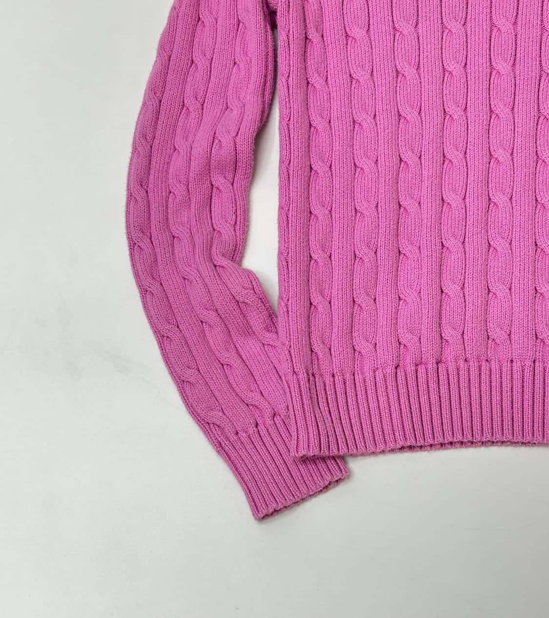 Polo 폴로 랄프로렌 핑크 케이블 니트   상품이미지4