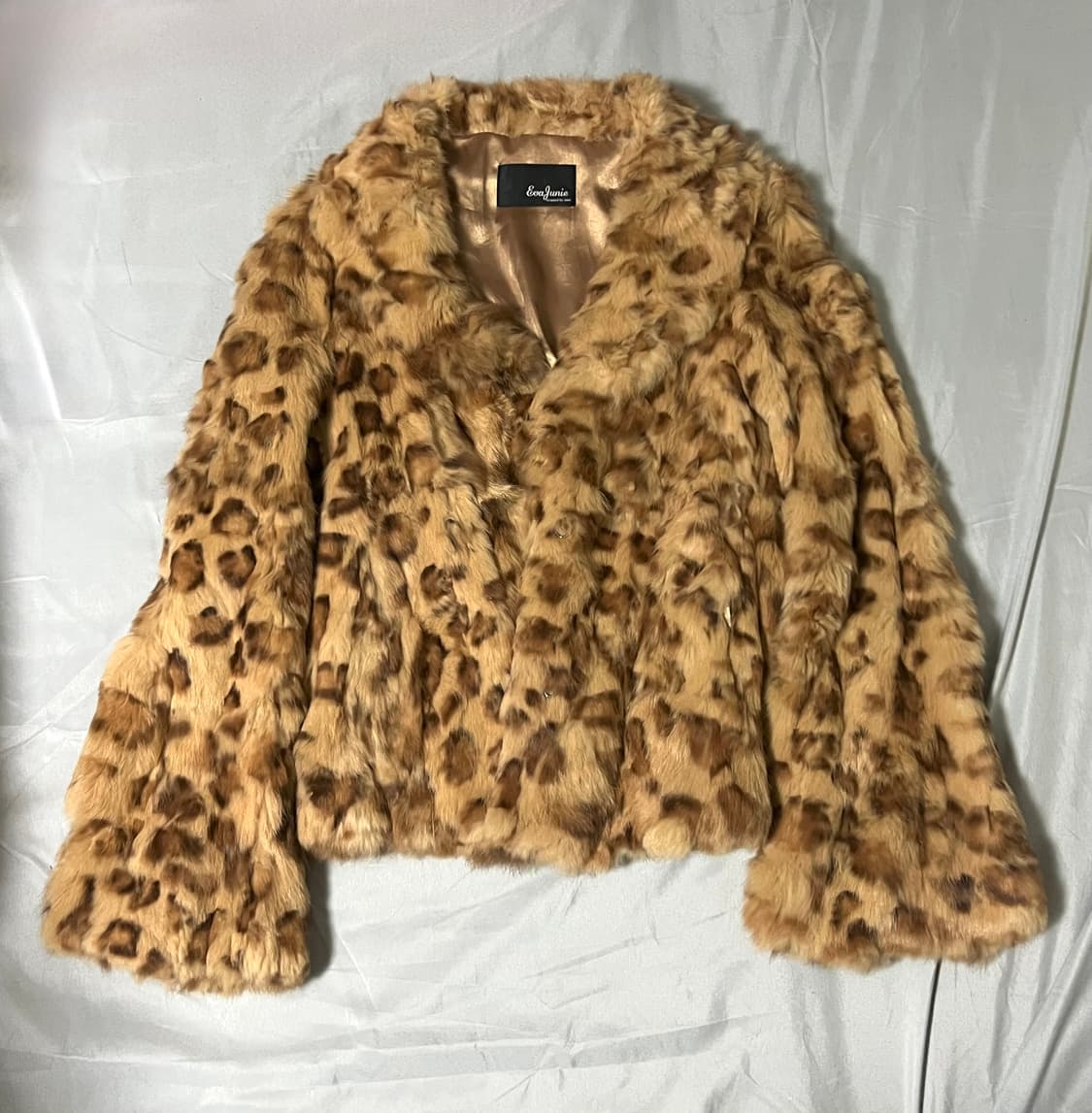 ✨Vintage leopard real rabbit fur 갸루 호피✨ 상품이미지2