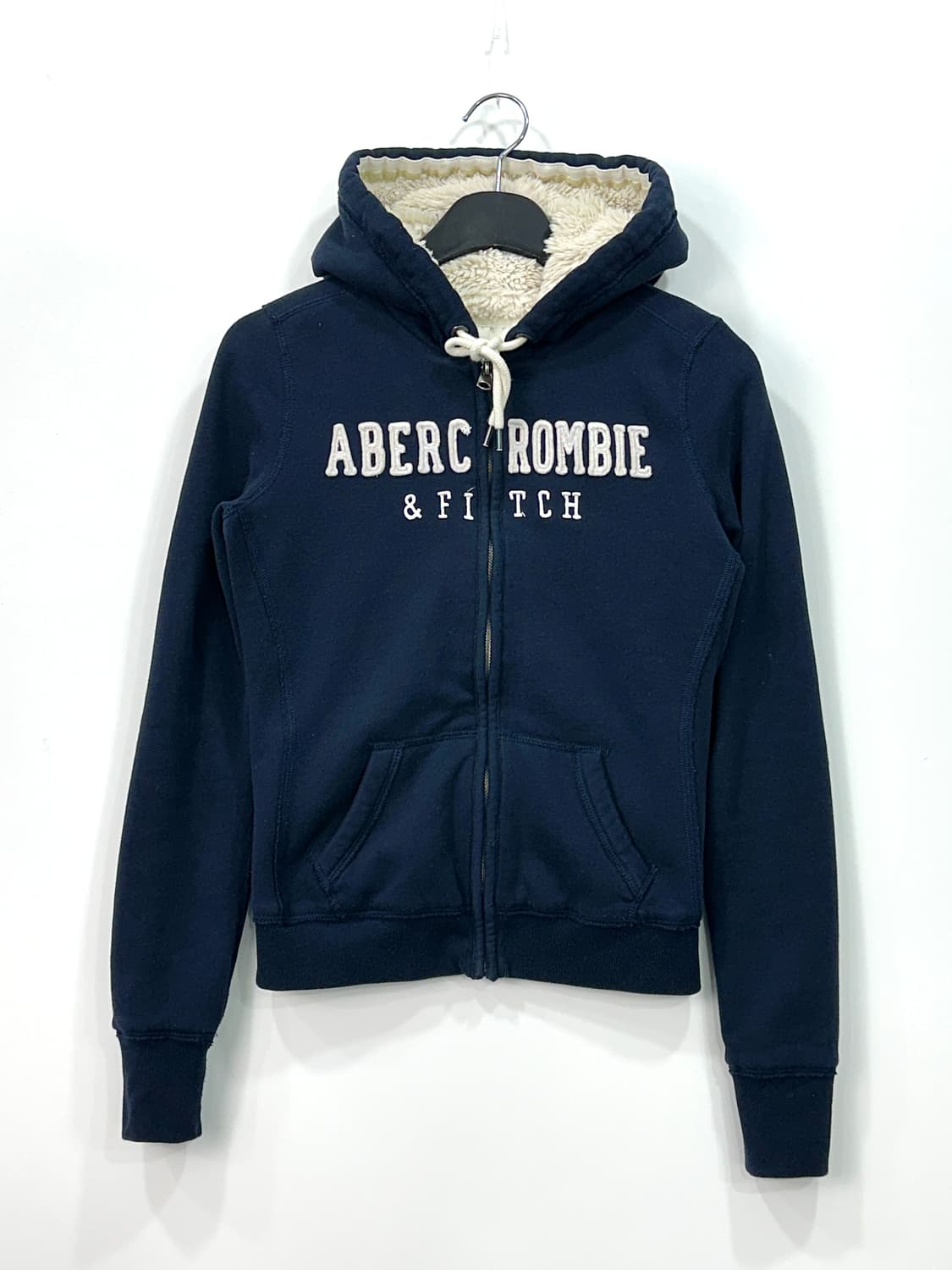 아베크롬비 양털 후드집업 네이비 S 상품이미지1