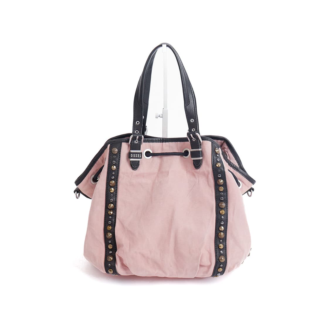 [DIESEL] 스터드 디테일 드로스트링 토트백 상품이미지2