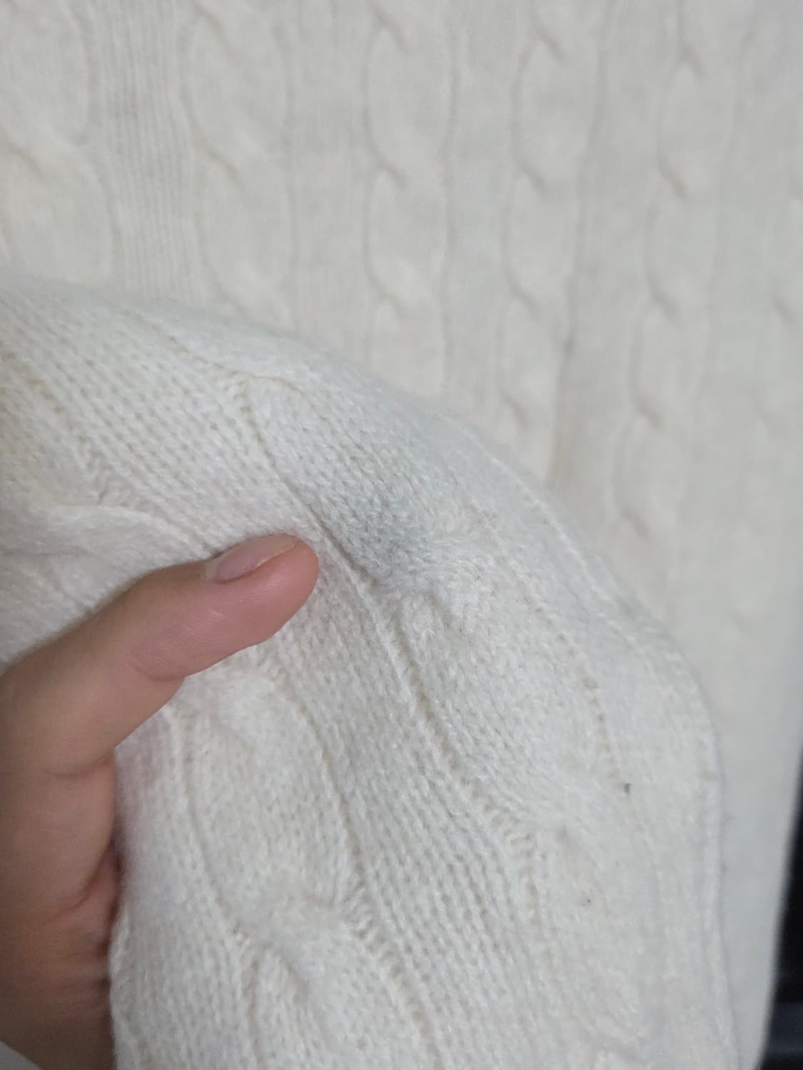 (정품) [폴로 랄프로렌] 울 캐시미어 케이블 니트 | 00133 상품이미지9