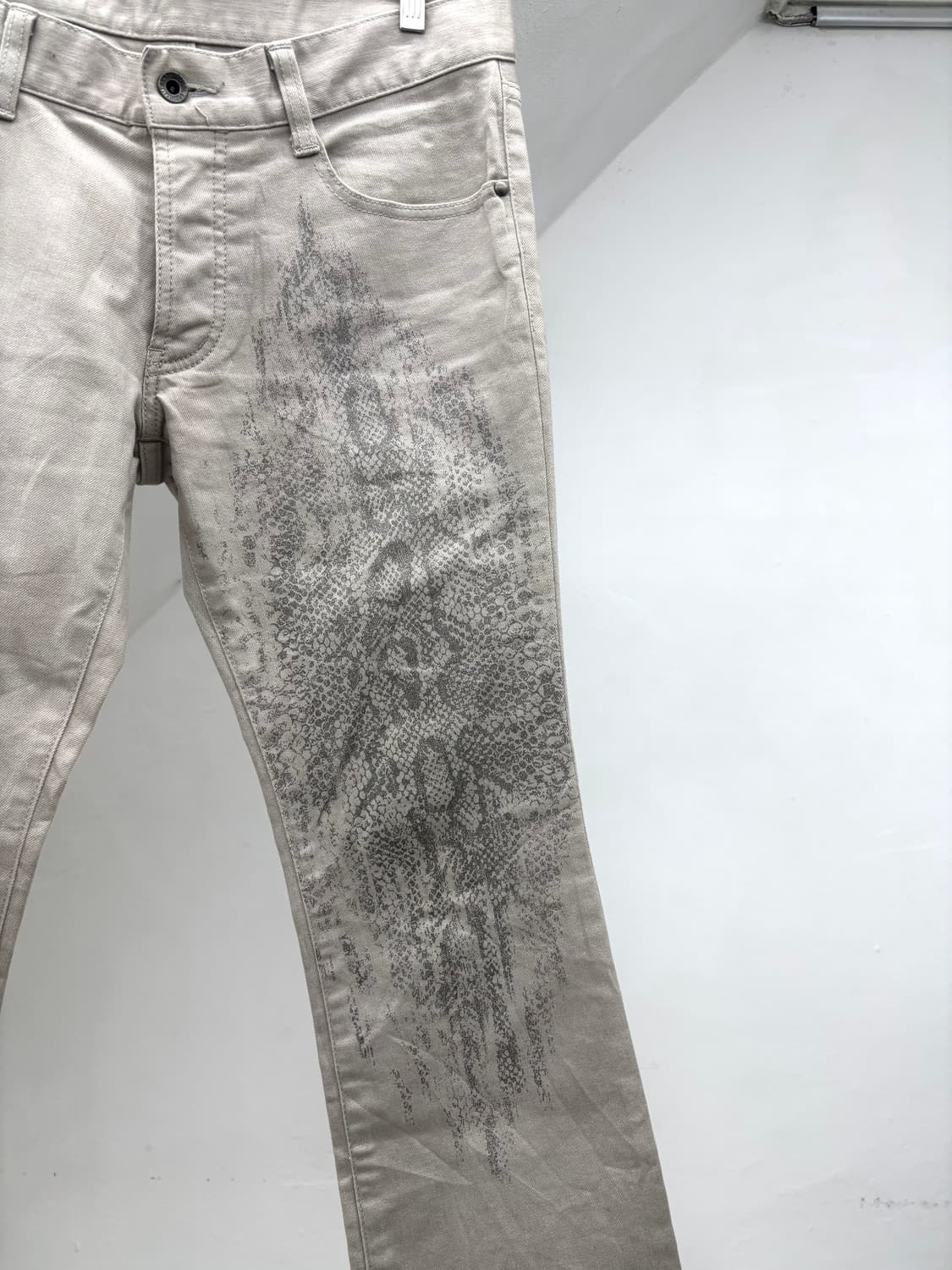 5351 Pour Les Hommes python flared pants 상품이미지3