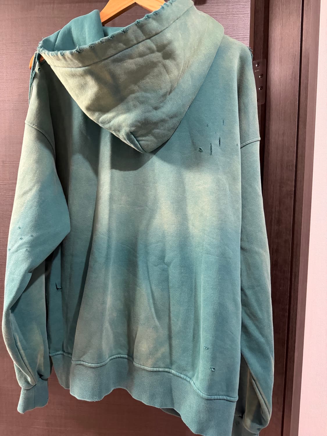 Saint Mxxxxxx 데미지 후드집업 XL 상품이미지3