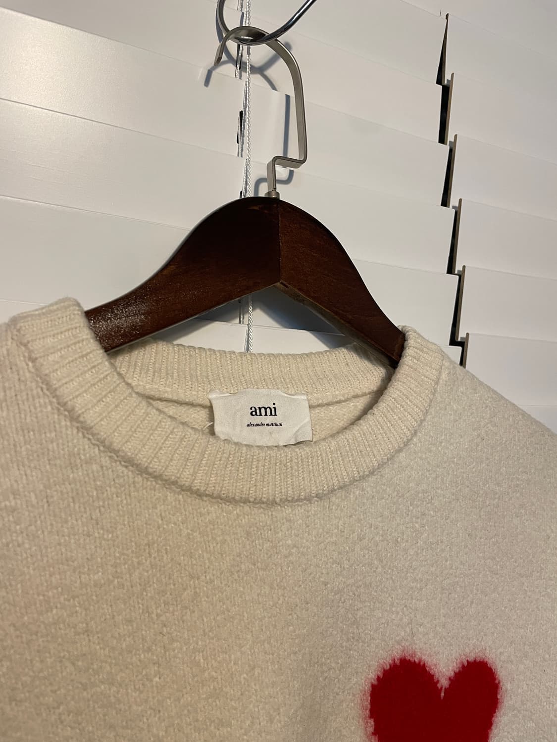 아미 버진울 빅하트 니트 상품이미지6