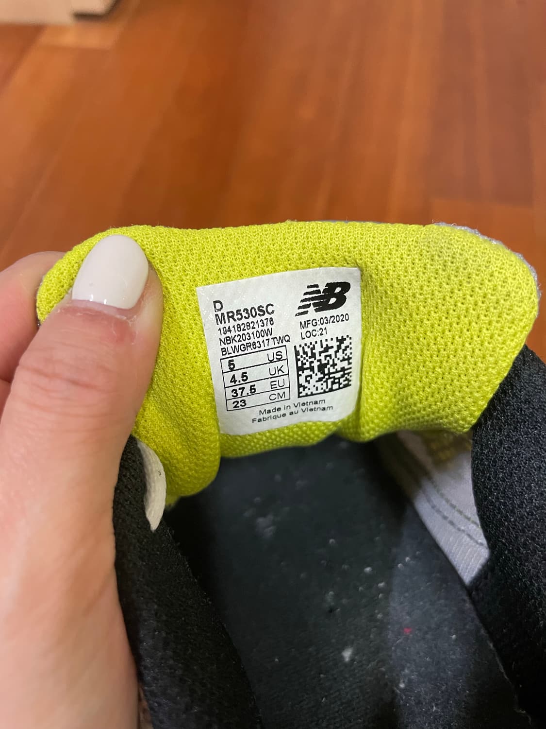 뉴발란스 530 네온실버 230사이즈 (택배비무료) 상품이미지6