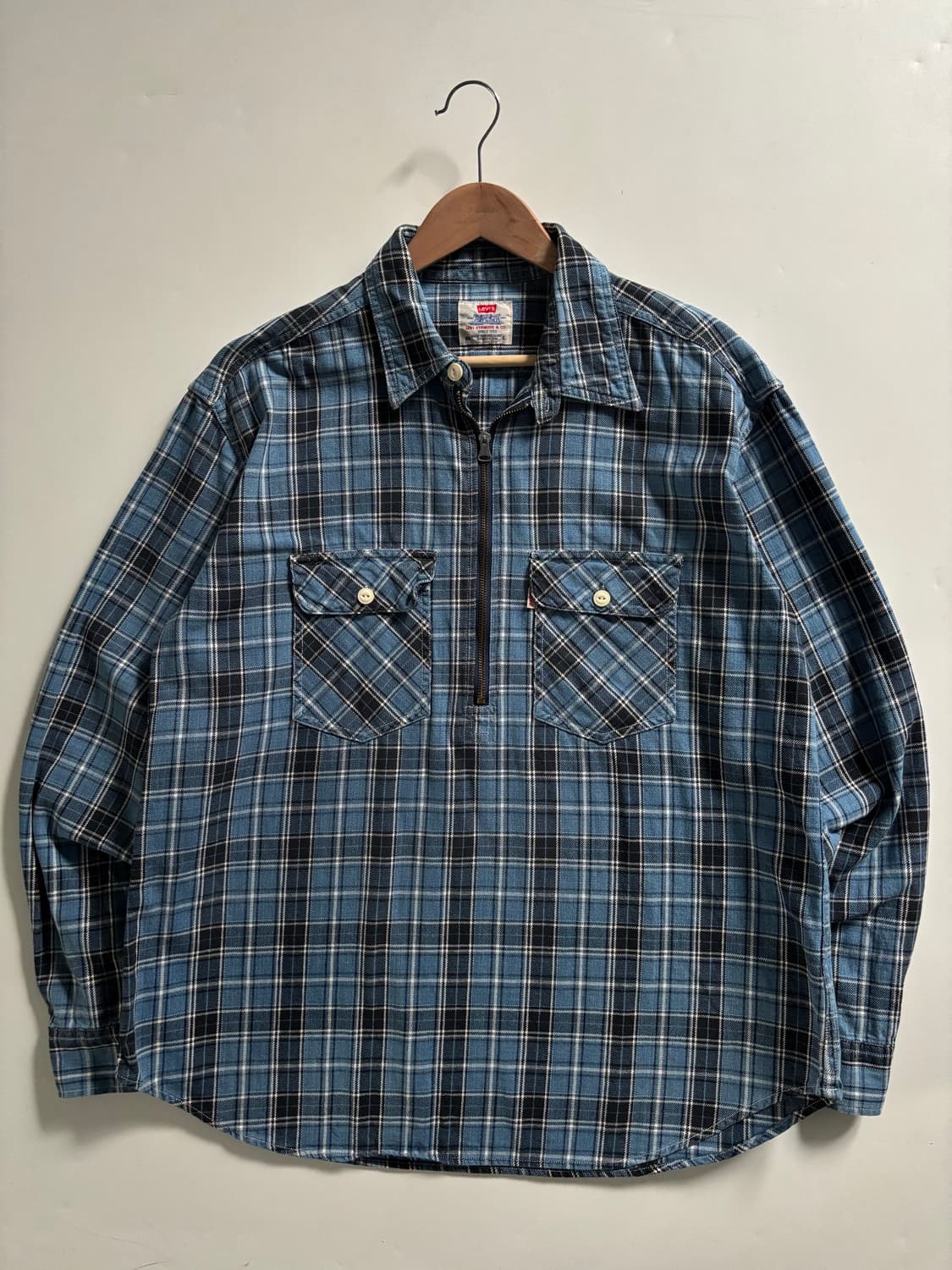 Levis 리바이스 체크 셔츠 반 집업  상품이미지1