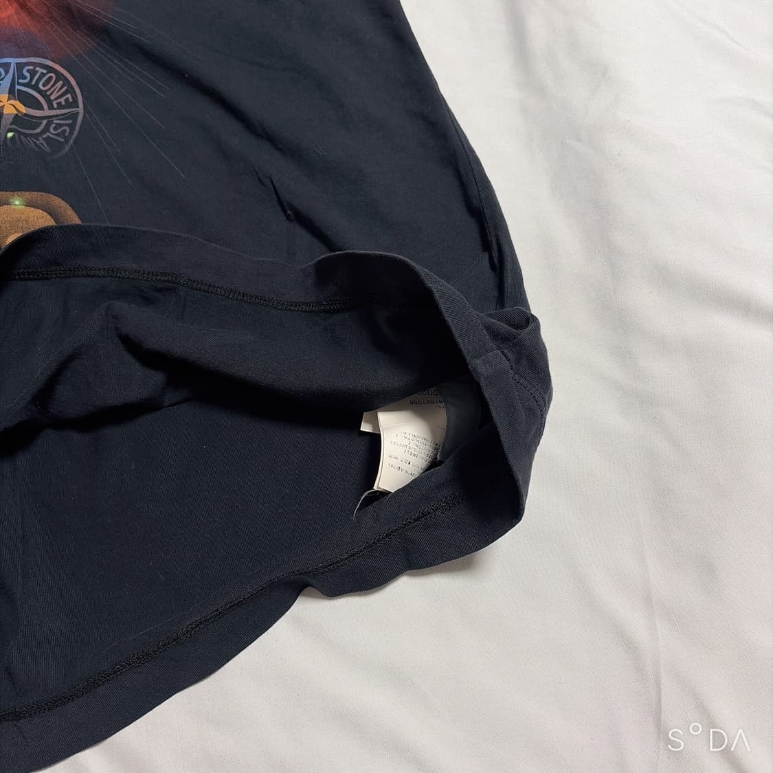 스톤아일랜드 주니어 블랙 프린팅 반팔 티셔츠 (정) 상품이미지7