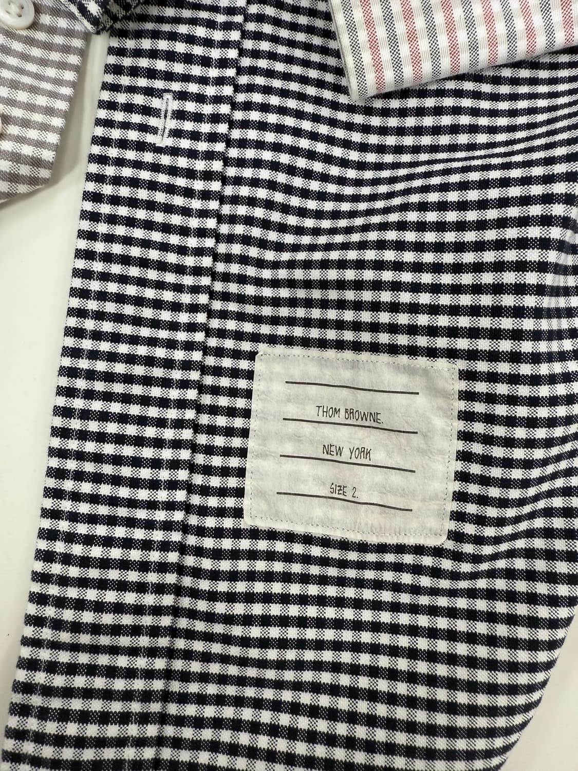 톰브라운 Thom Browne 체크 셔츠 상품이미지6