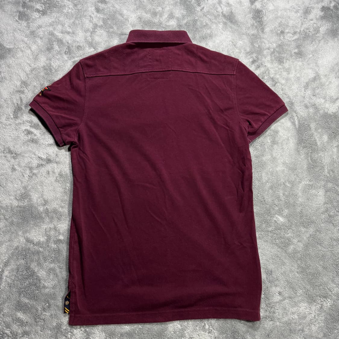 빈폴 빈티지 옥스포드 버건디 카라티 상품이미지4