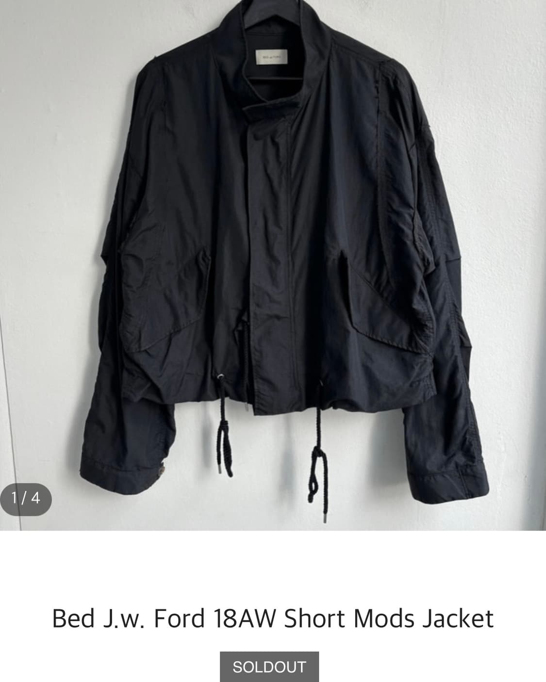 bed j.w ford 18aw short mods jacket 상품이미지3