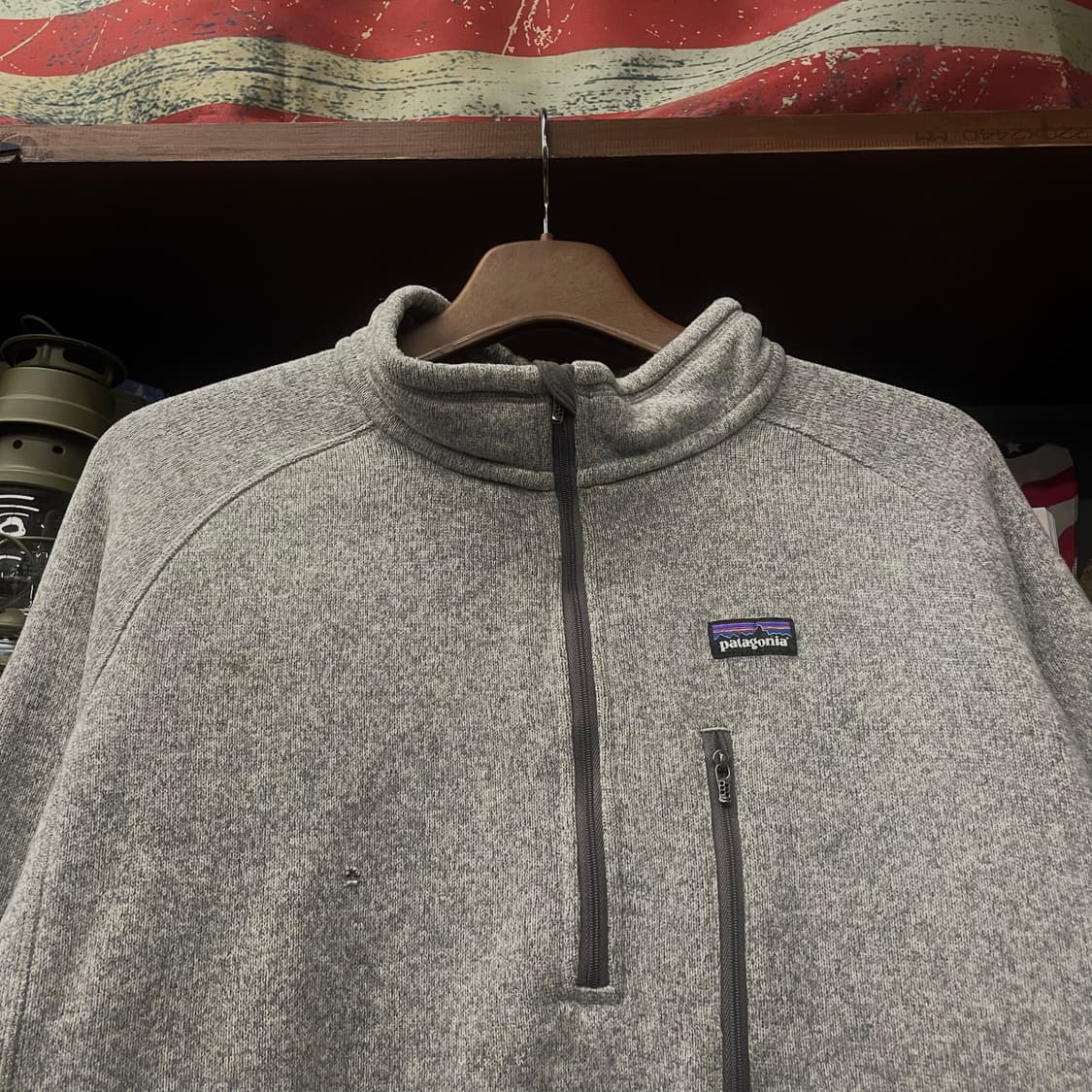 파타고니아 그레이 베터 스웨터 하프 집업 플리스 자켓 N290 상품이미지3