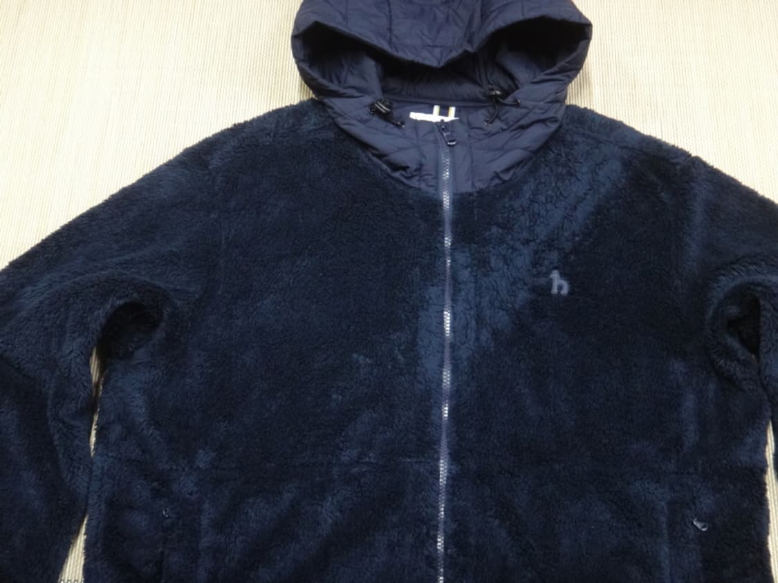 (2XL) 헤지스 HAZZYS 남성 후리스 후드 집업 상품이미지3