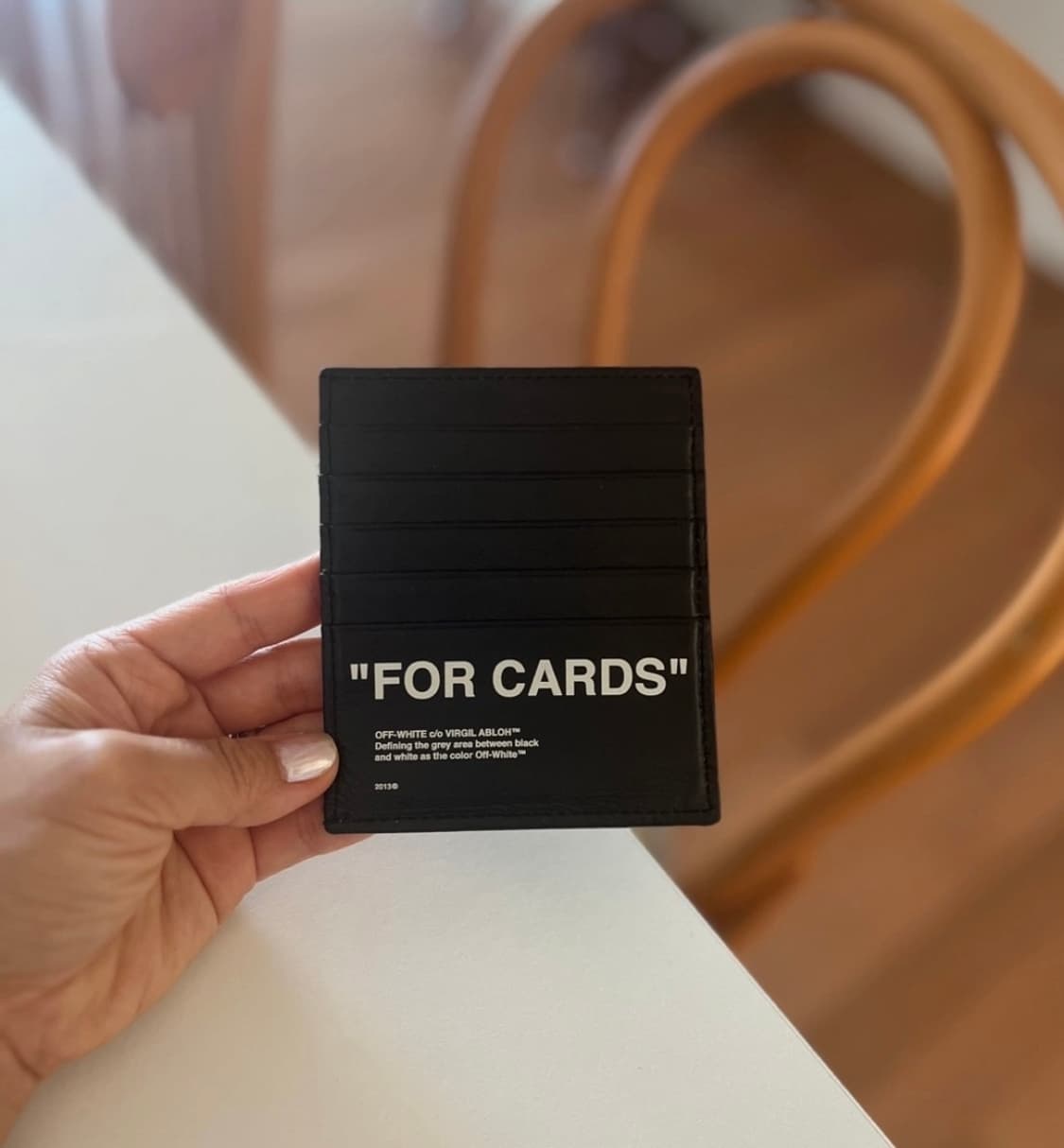 오프화이트 카드지갑 상품이미지4
