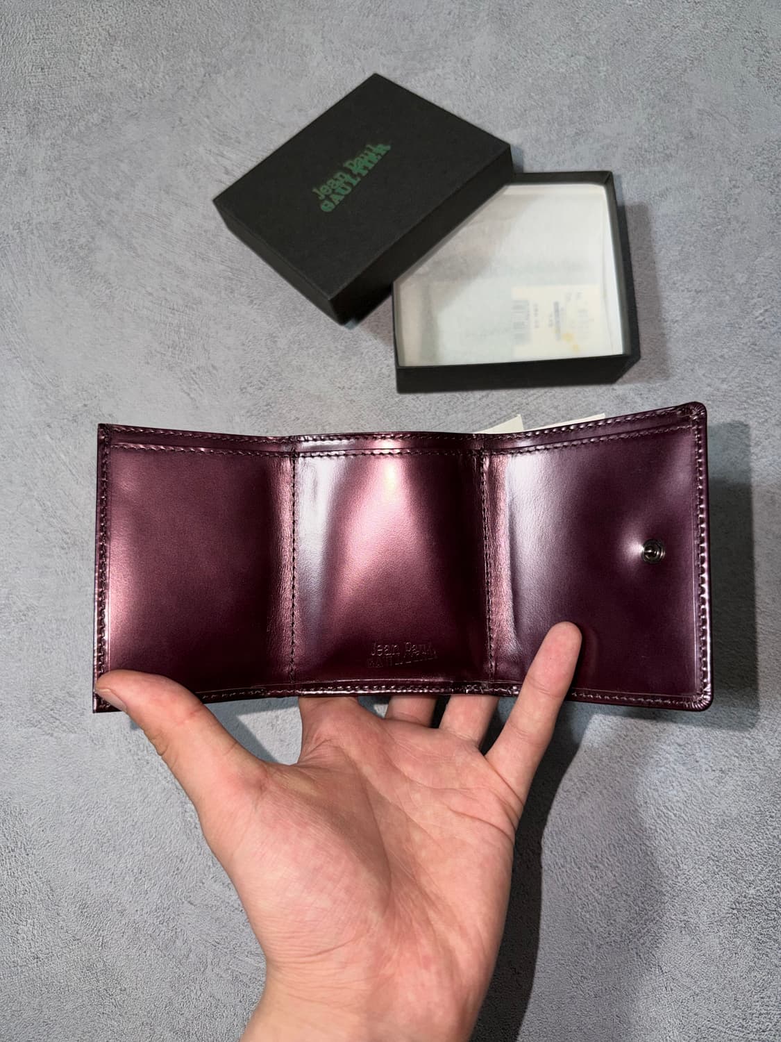 Jean Paul Gaultier Rose Leather Wallet 상품이미지4