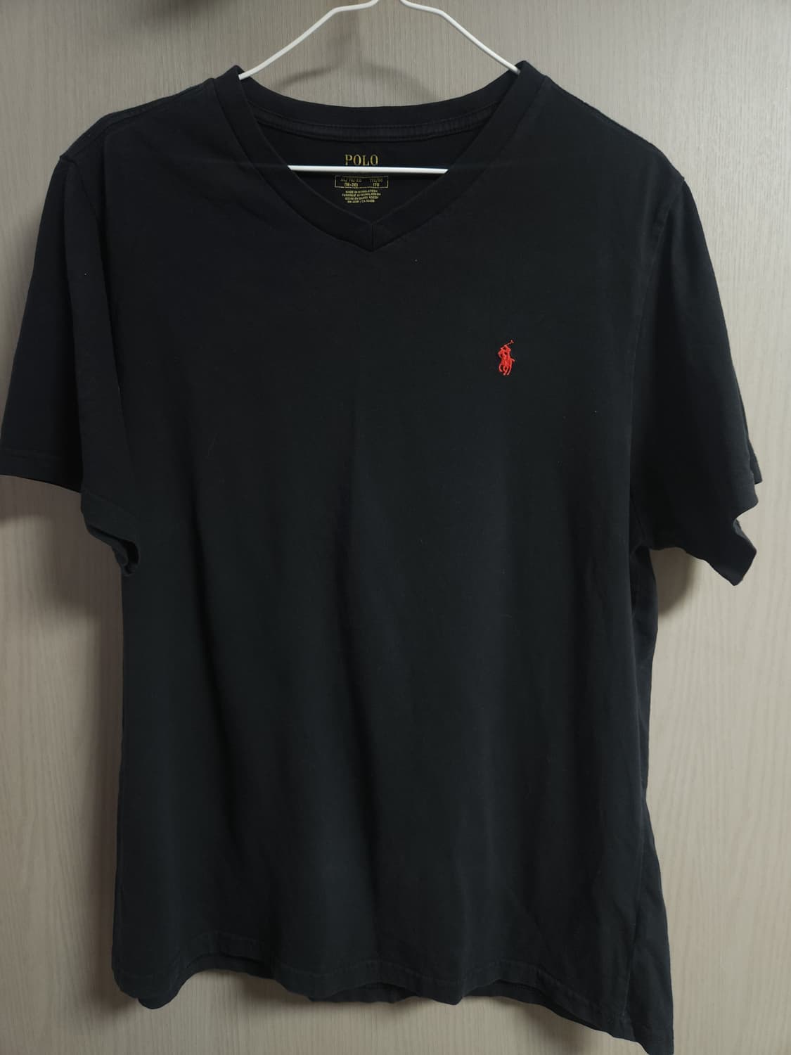 폴로 랄프로렌 브이넥 반팔 티셔츠, XL 상품이미지1