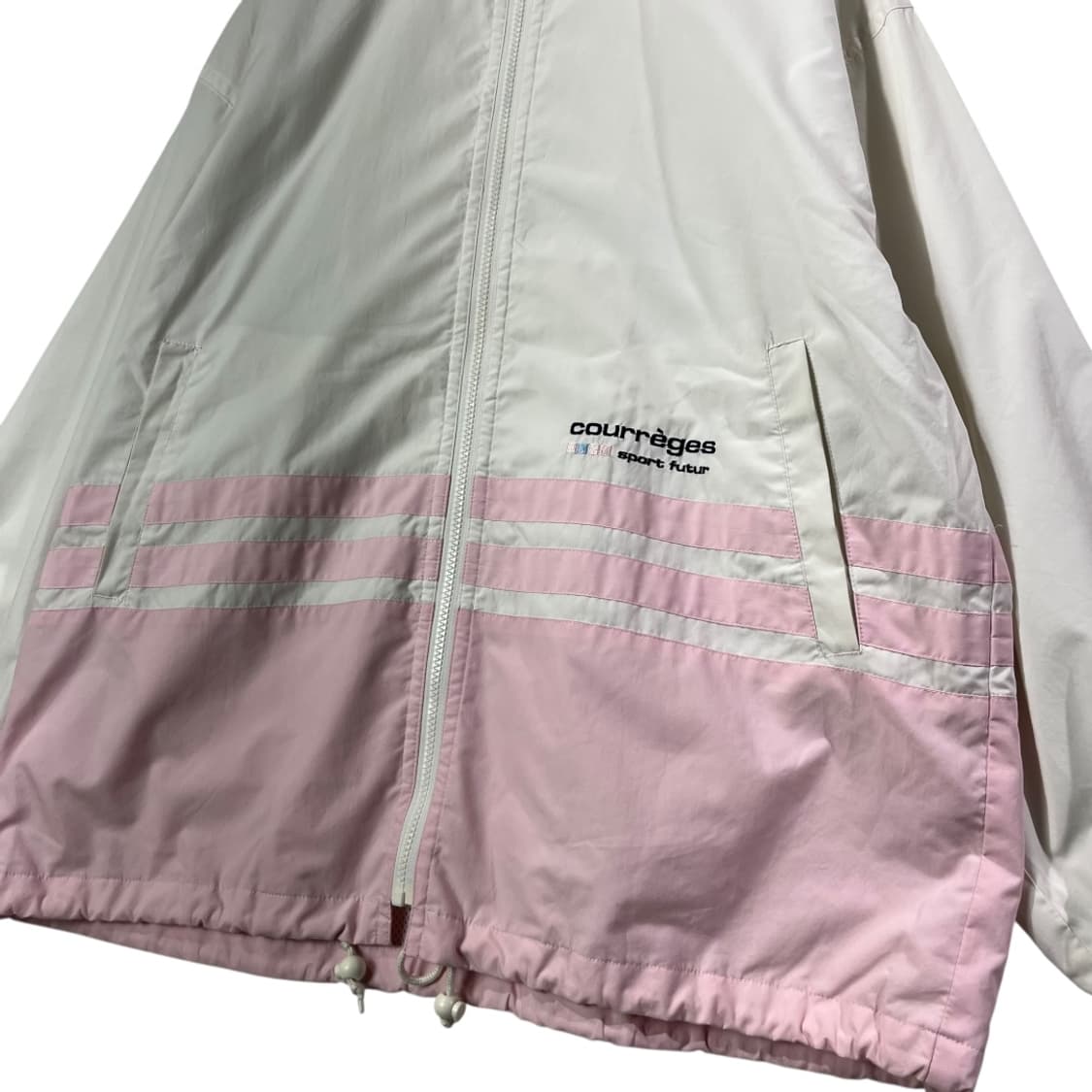 [Courreges] 90s 꾸레쥬 배색 로고 바람막이 자켓   상품이미지4