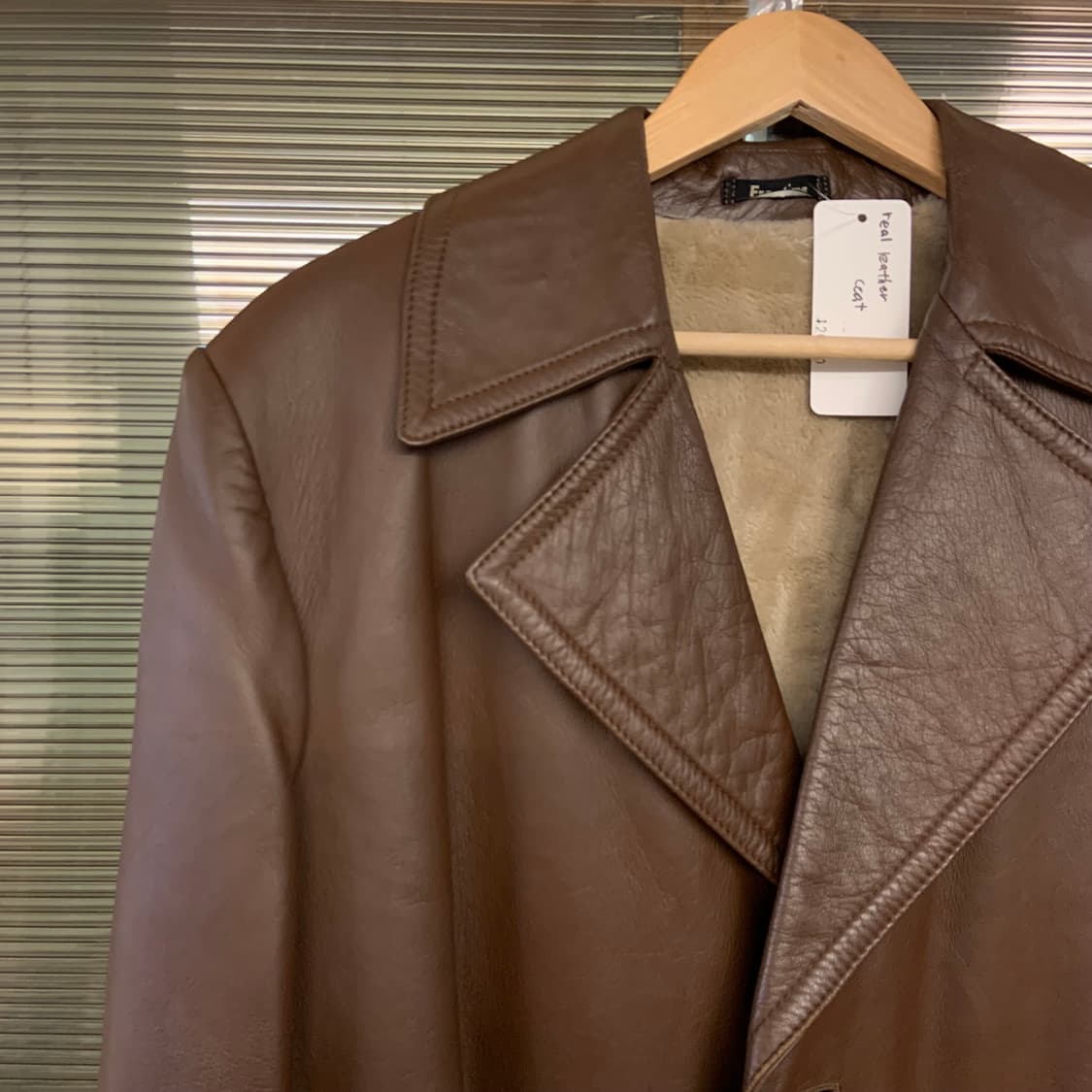 일본 빈티지 리얼레더 코트 상품이미지2