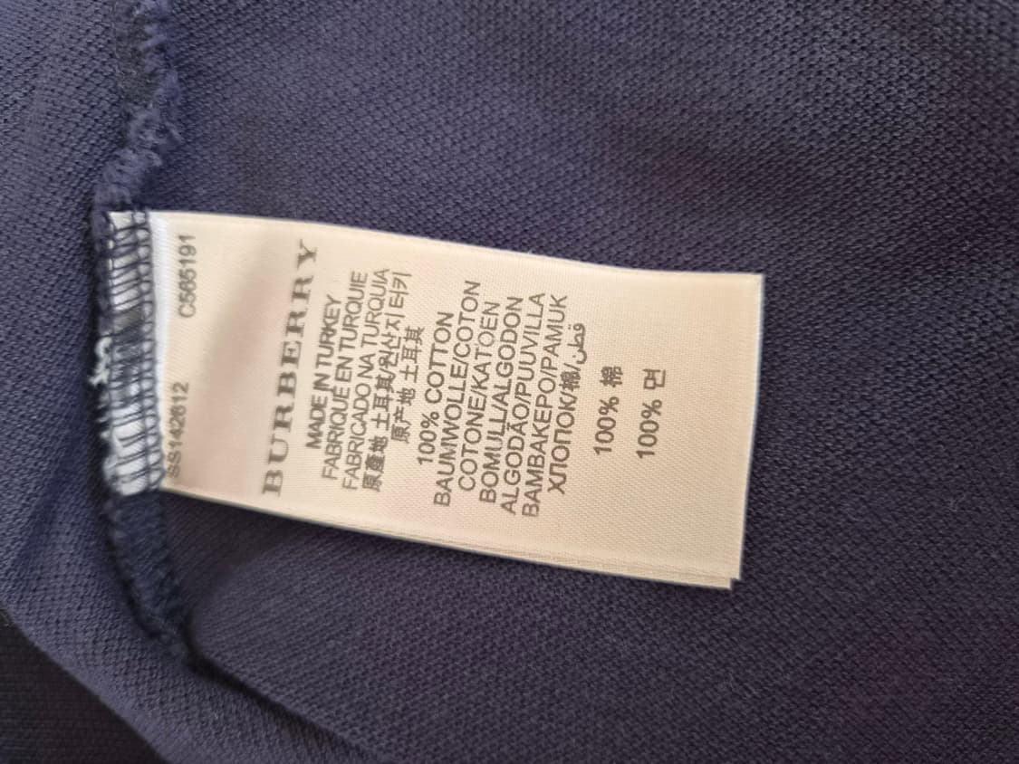 버버리 브릿 여성 반팔PK카라티셔츠 L사이즈 상품이미지7