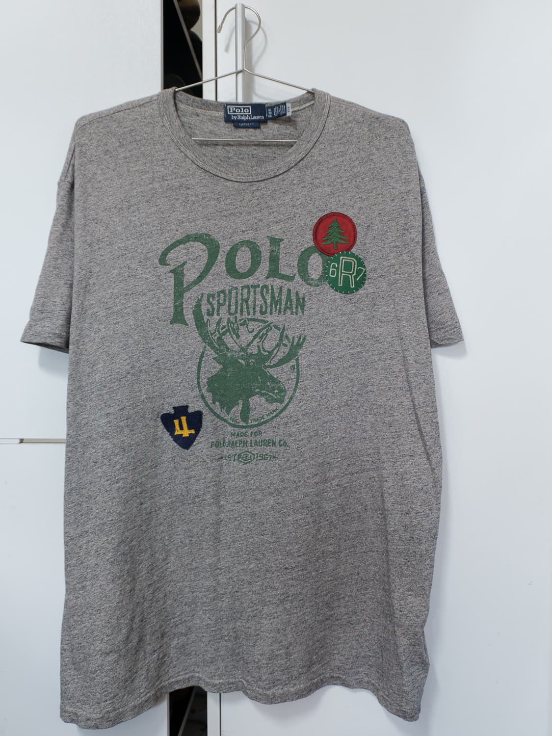 POLO Patchwork Tee *Grey 상품이미지1