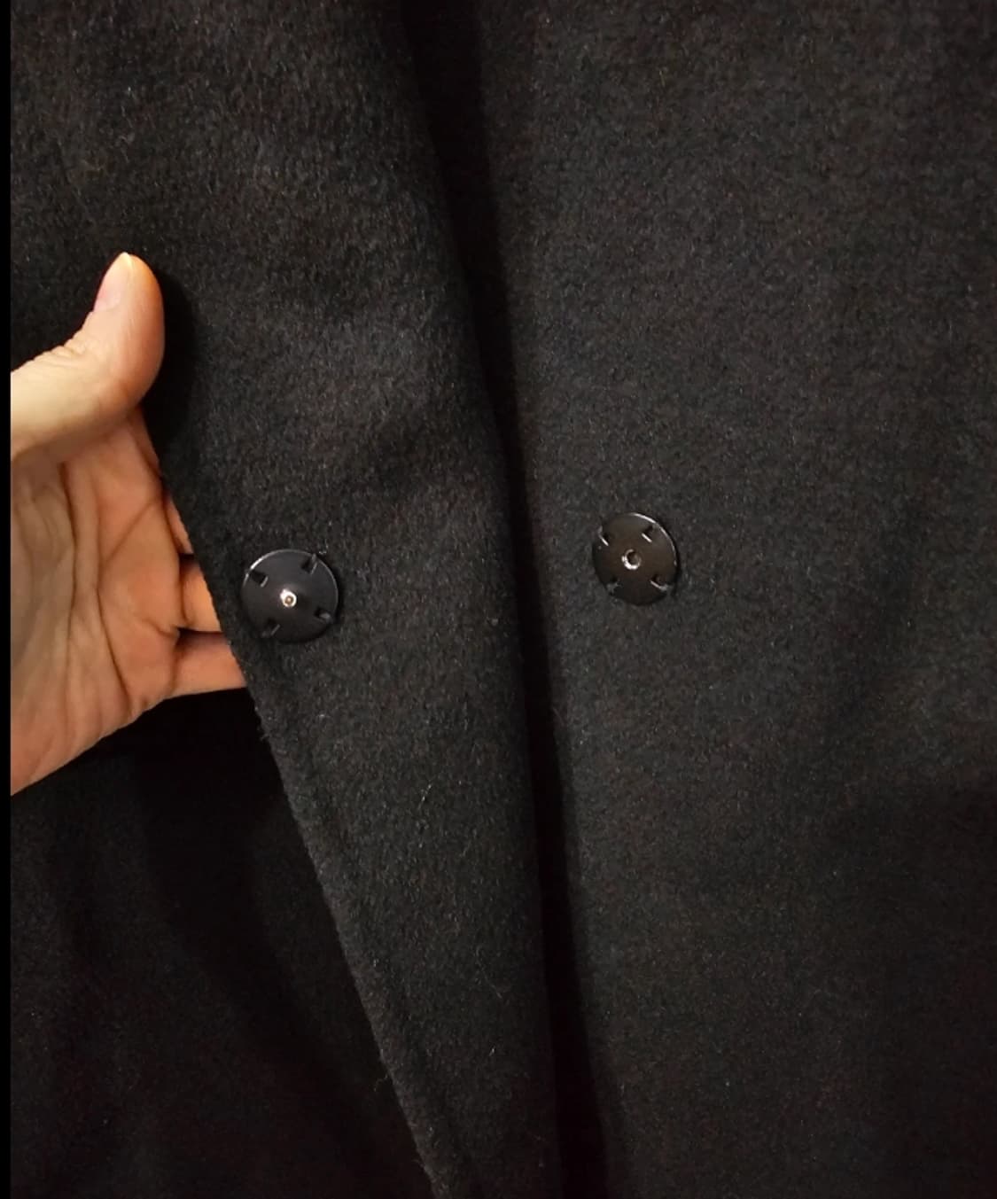 한섬 마쥬 maje 블랙 코트 ~66 상품이미지6