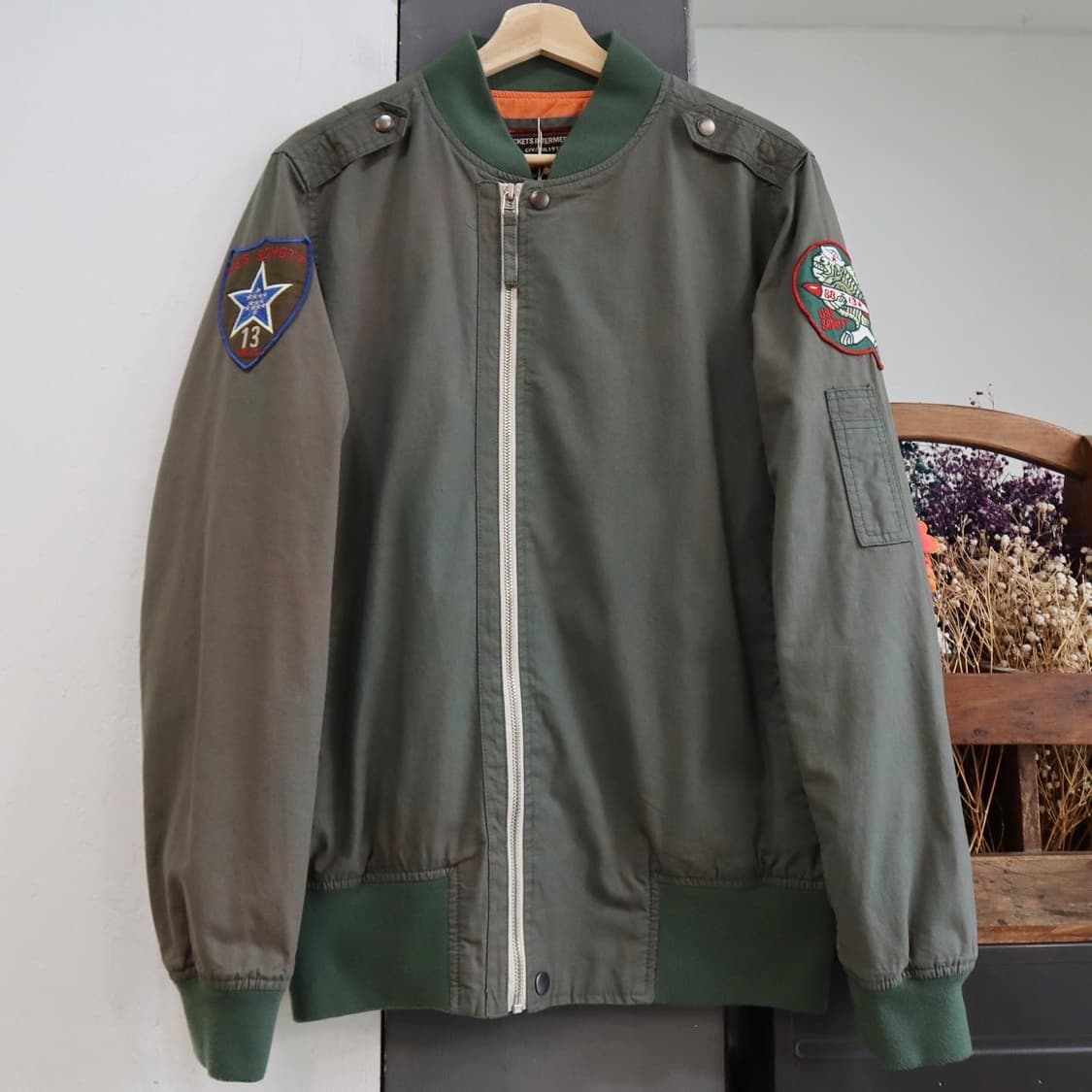 쇼트 ma-1 플라이트 자켓 상품이미지1