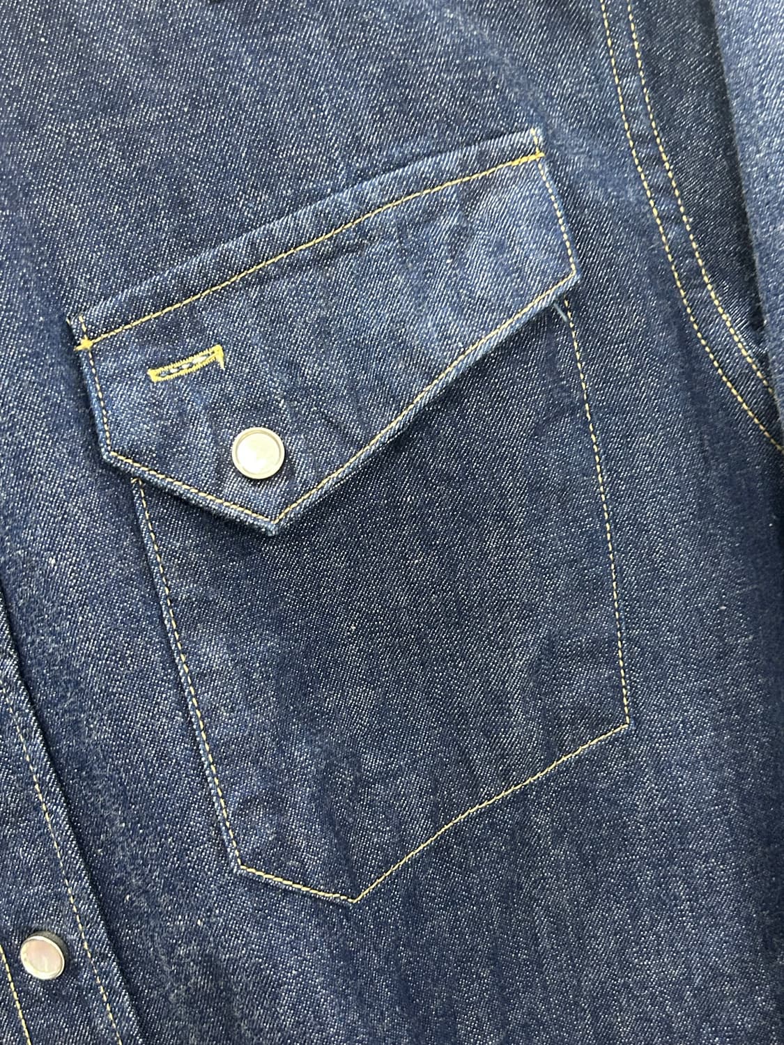 Sugar Cane 데님 웨스턴 셔츠 상품이미지3