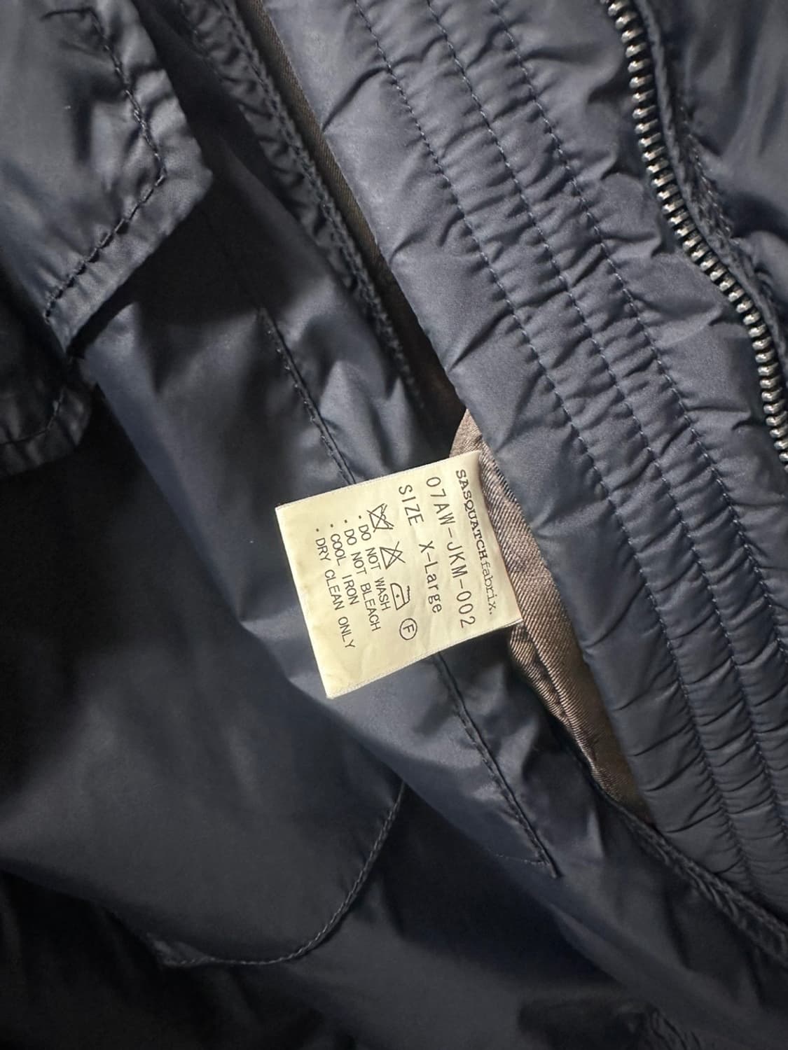 (XL)사스콰치패브릭스 봄버자켓 상품이미지4