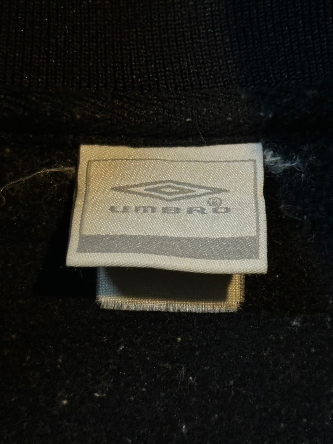 엄브로 UMBRO 올드스쿨 코팅 배색 트랙탑 져지 블랙 상품이미지6
