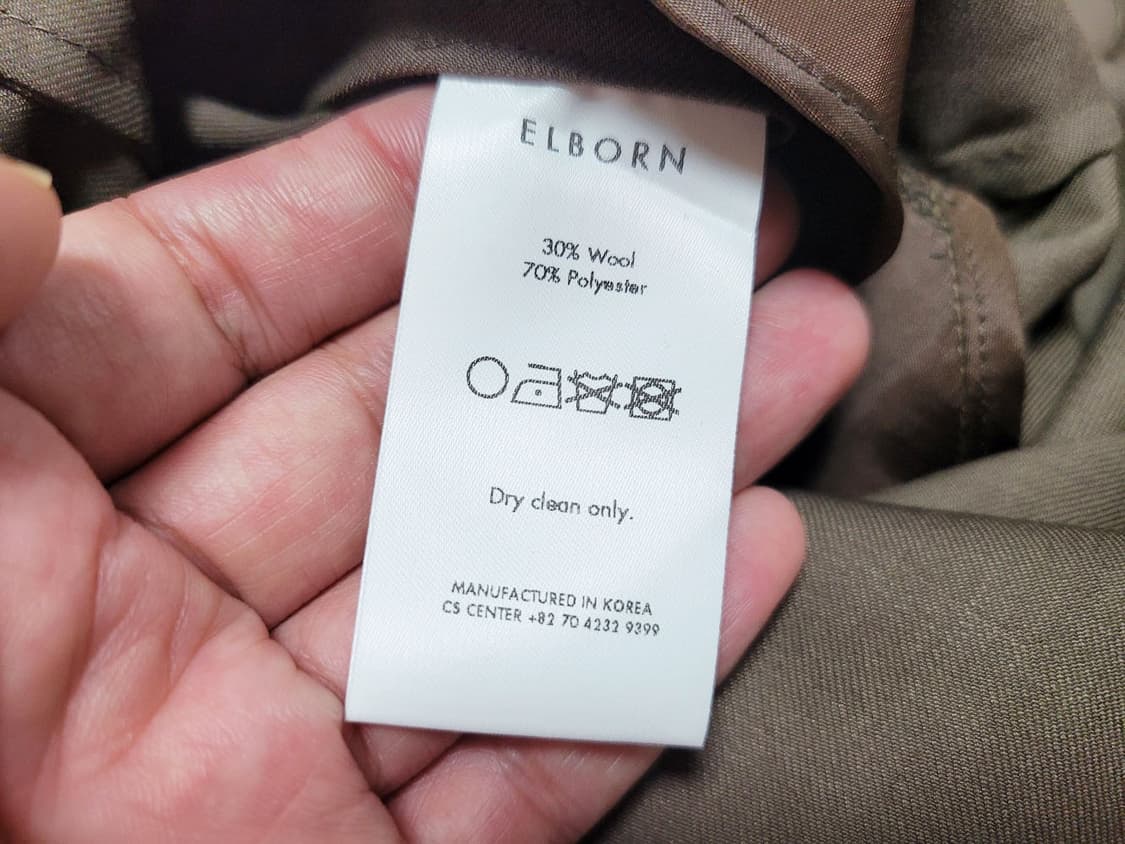 엘보른(ELBORN) 누메로컬렉션 울블렌디드 원피스 55-66 새상품 상품이미지8