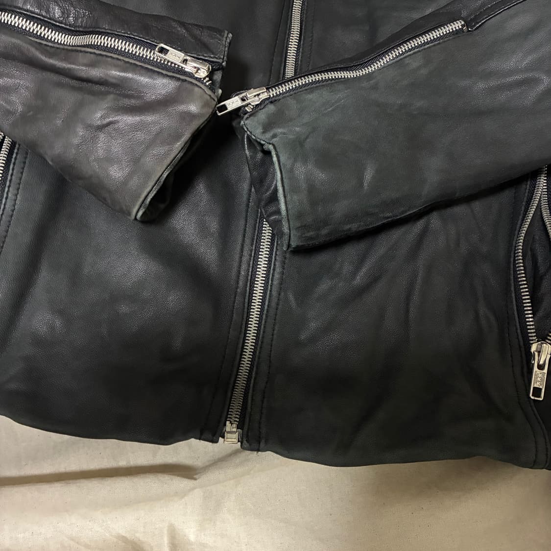 lamb skin leather jacket 상품이미지8