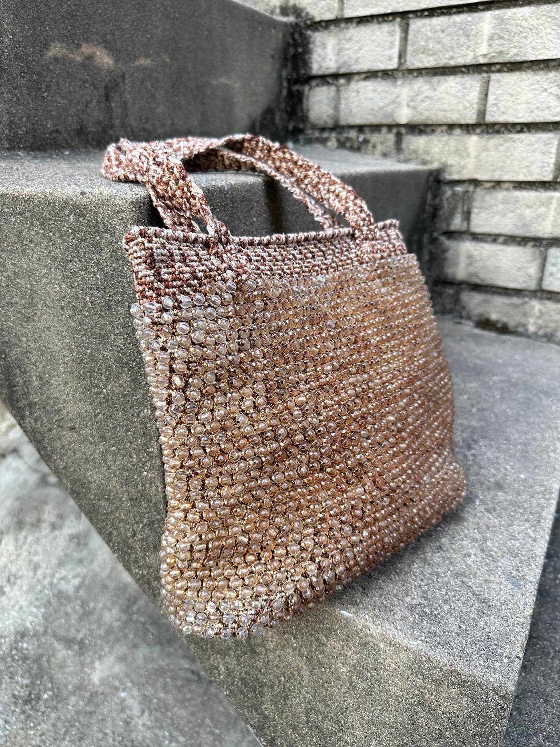 Vintage brown biz mini bag 상품이미지4