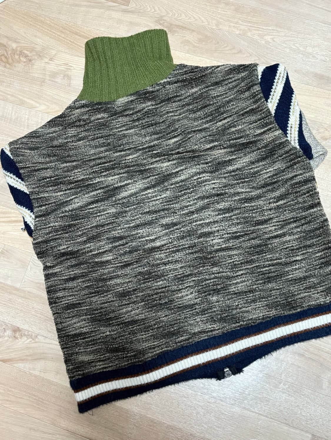 앤더슨벨 패치워크 니트 집업 / ADSB 상품이미지2