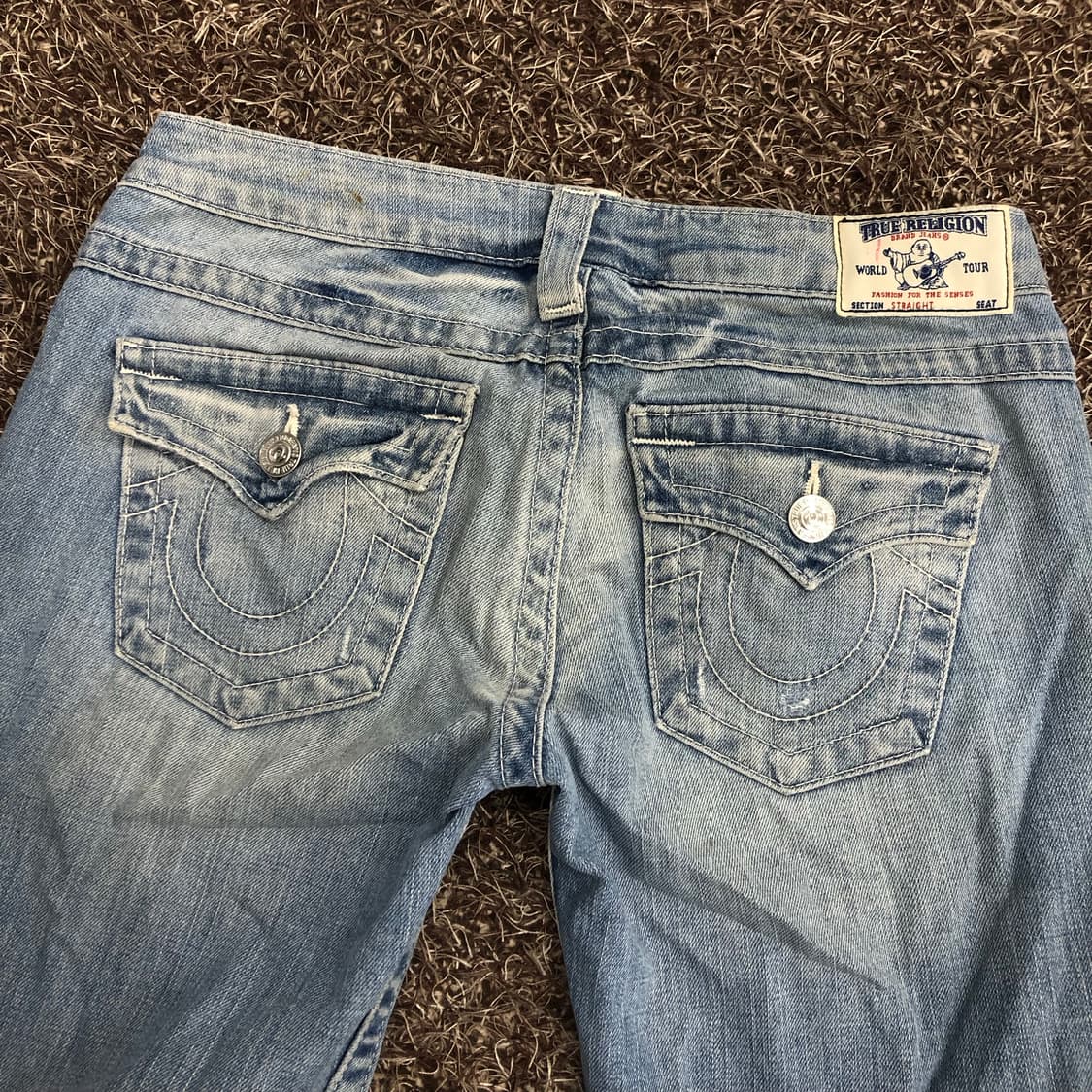 트루릴리전 스트레이트 워싱 데님 팬츠 상품이미지6