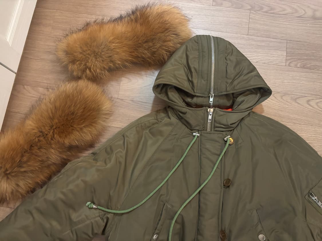 새상품급 js뉴욕  반크롭n3b야상패딩 프리.갸루 상품이미지7