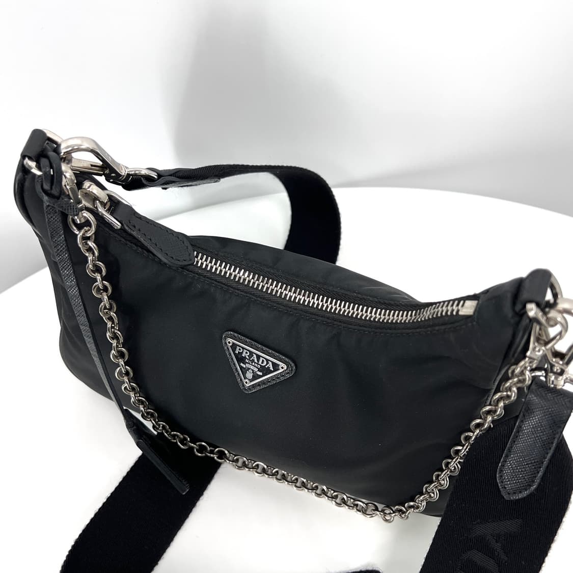 [감정완료] 프라다 나일론 멀티 테수토 호보백 크로스백 (1BH204) 상품이미지6