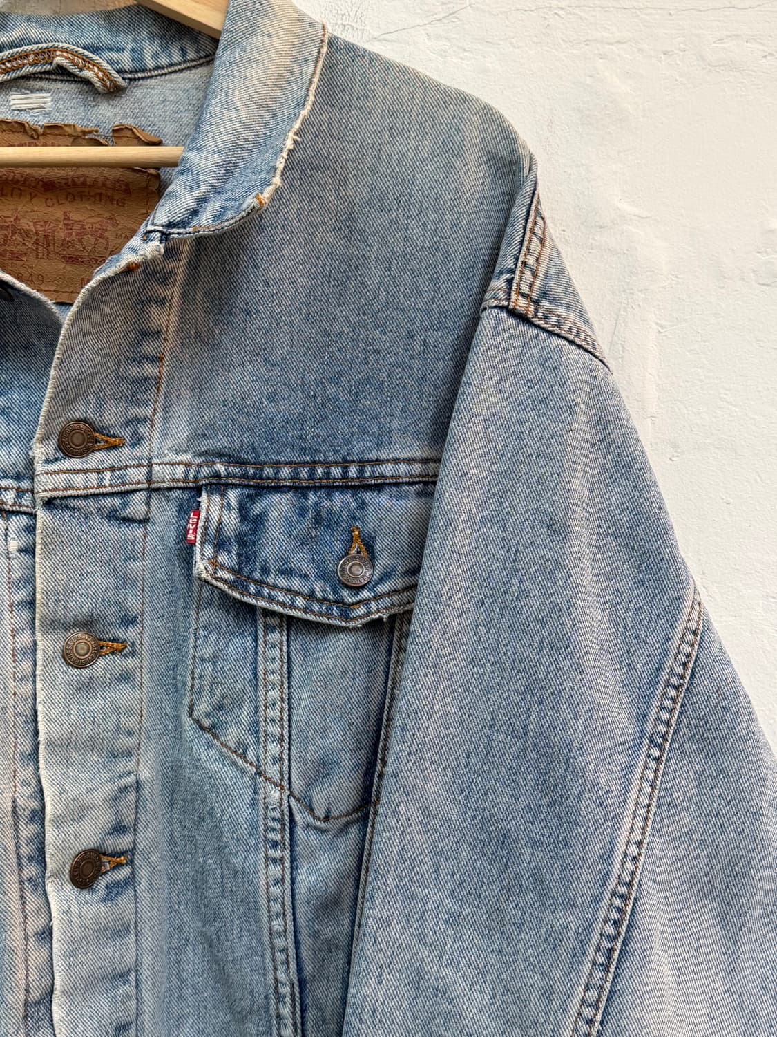 Levis 70598 데님 연청 트러커 자켓 M 상품이미지2