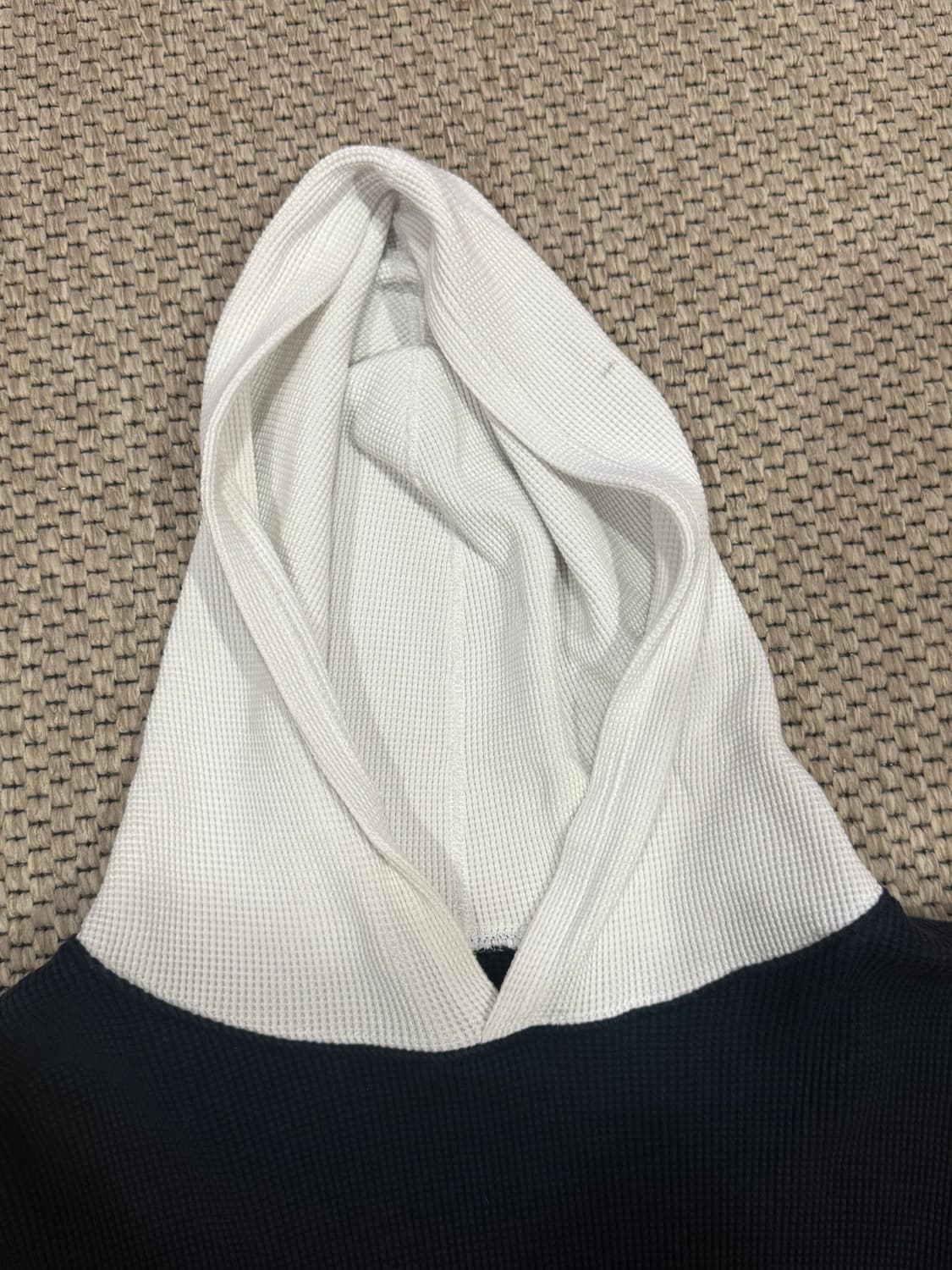 슈프림 15FW 와플 사이드 로고 후드티 네이비 M사이즈 상품이미지2