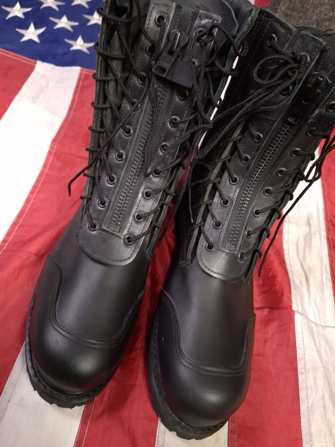 새제품 오리지날 올아메리칸 MFG  미공군/소방관 파이어 스틸토 부츠 상품이미지2